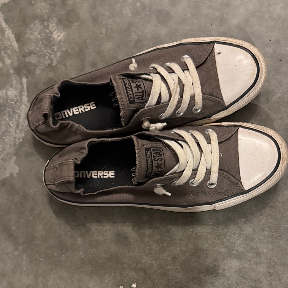 Converse Kids Charcoal Gray Sneakers